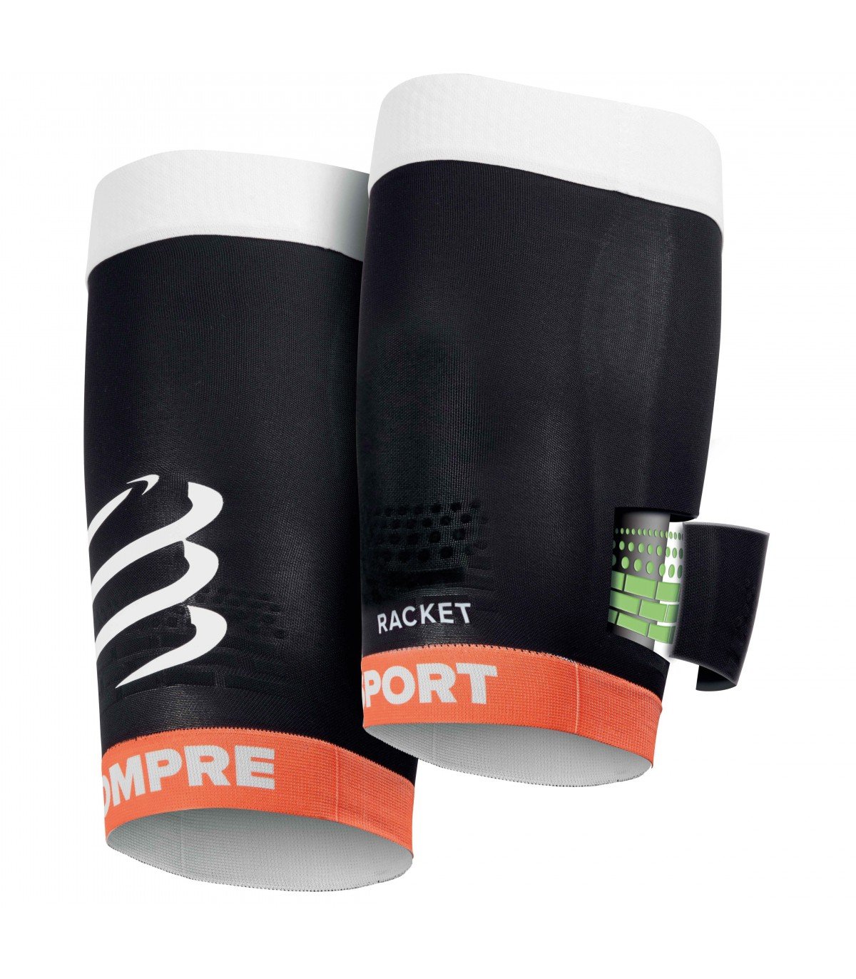 Compressport Racket - Quad, Kolor czarny, Rozmiar T4