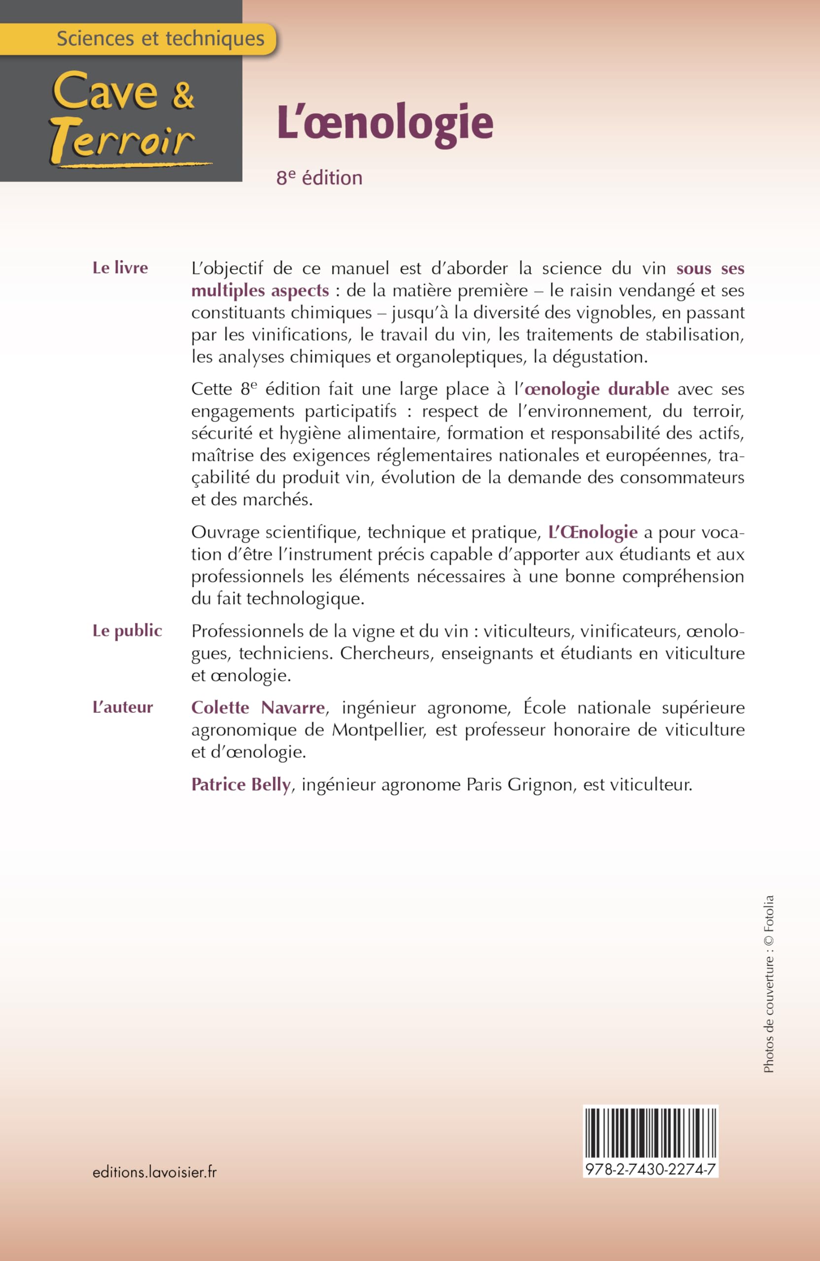 L'oenologie (8e édition)