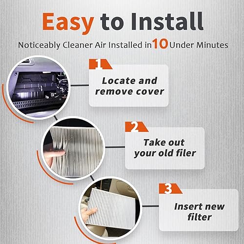 Miniatura 4 de Filtro de aire de motor RT12542, compatible con KICKS 1.6L 2018-2023, VERSA 1.6L 2020-2023, repuesto para 16546-5RB1A, CA12315, WAF10035, WA10908