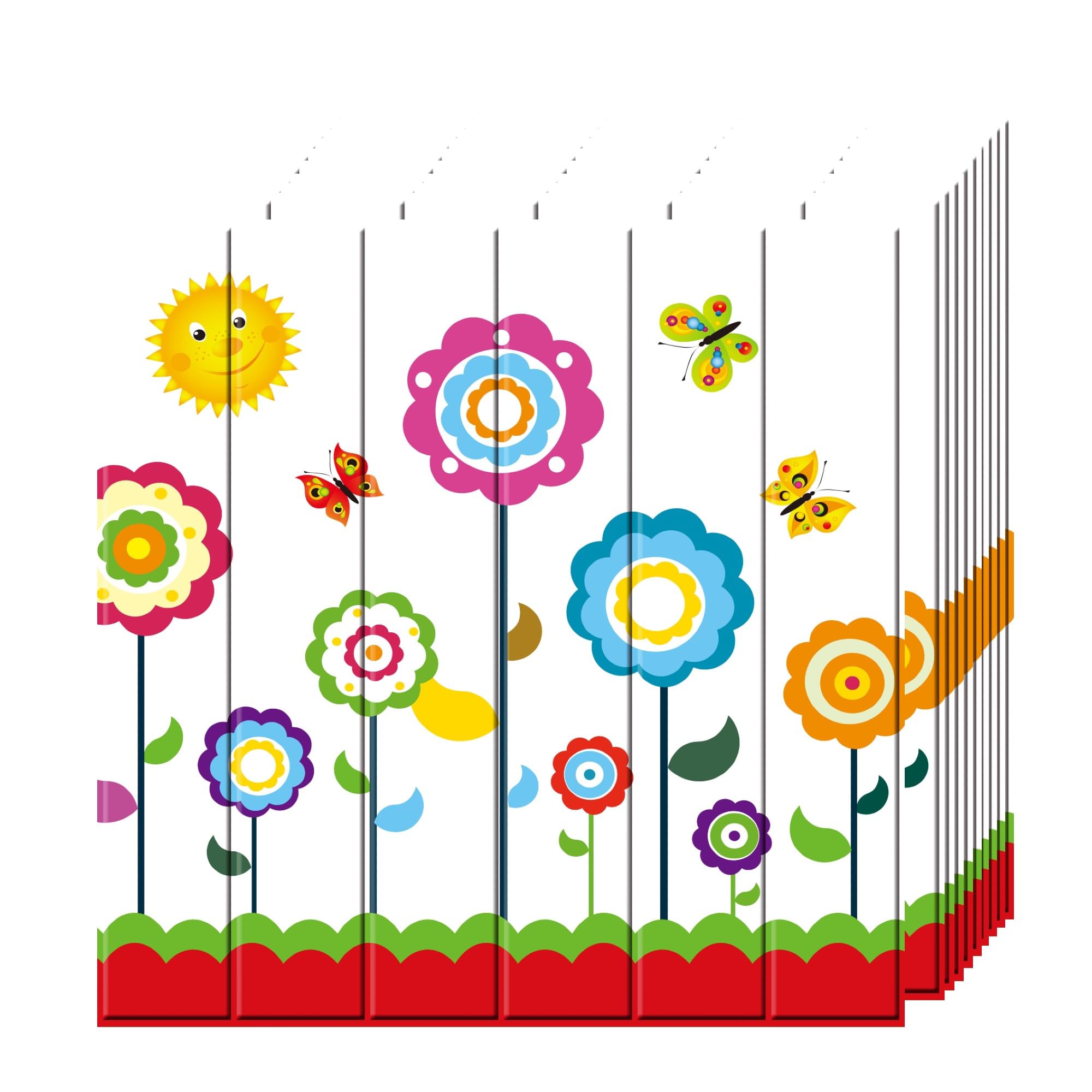 TLISMI 2 Pcs DIY Self Adhesive 3D Flower Print Asymmetric Tiles Style PE Foam Wall Sticker Easy Peel and Stick Waterproof Wallpaper Anti fouling Wall Panels for Kids Room Home Decor (70X70cm, 6mm) (B0CLKHXJ3G) Amazon Price History, Amazon Price Tracker