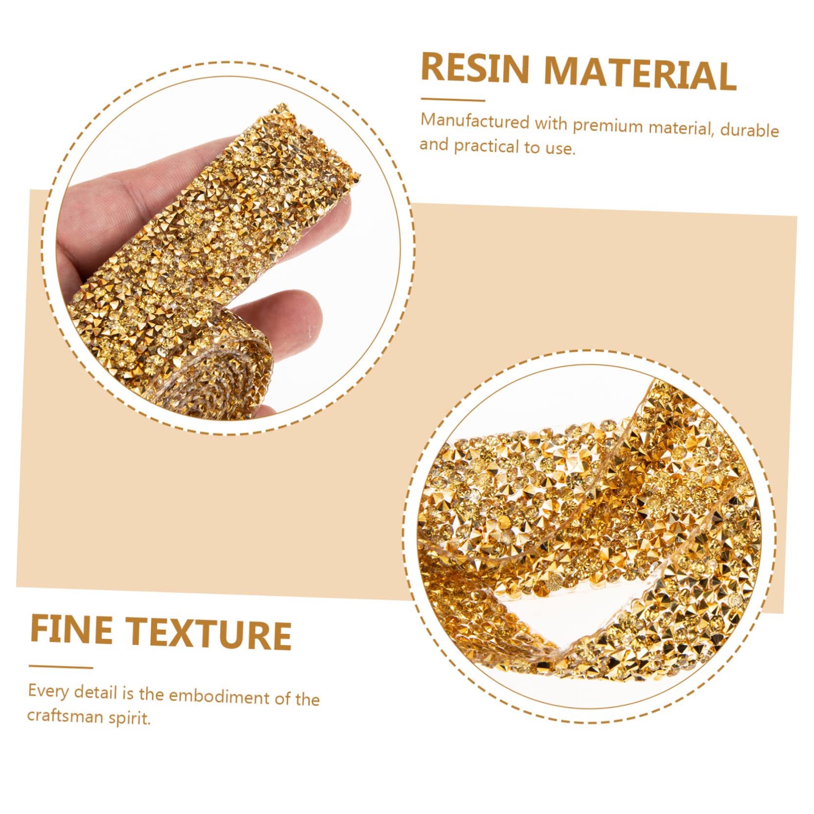 TEHAUX 9stücke Rhinestone Band Teiliges Glitzernde Diamant-ribbons Für Bastelprojekte Hochzeit Partys Selbstklebend Für Dekorationen Und Kreative Designs