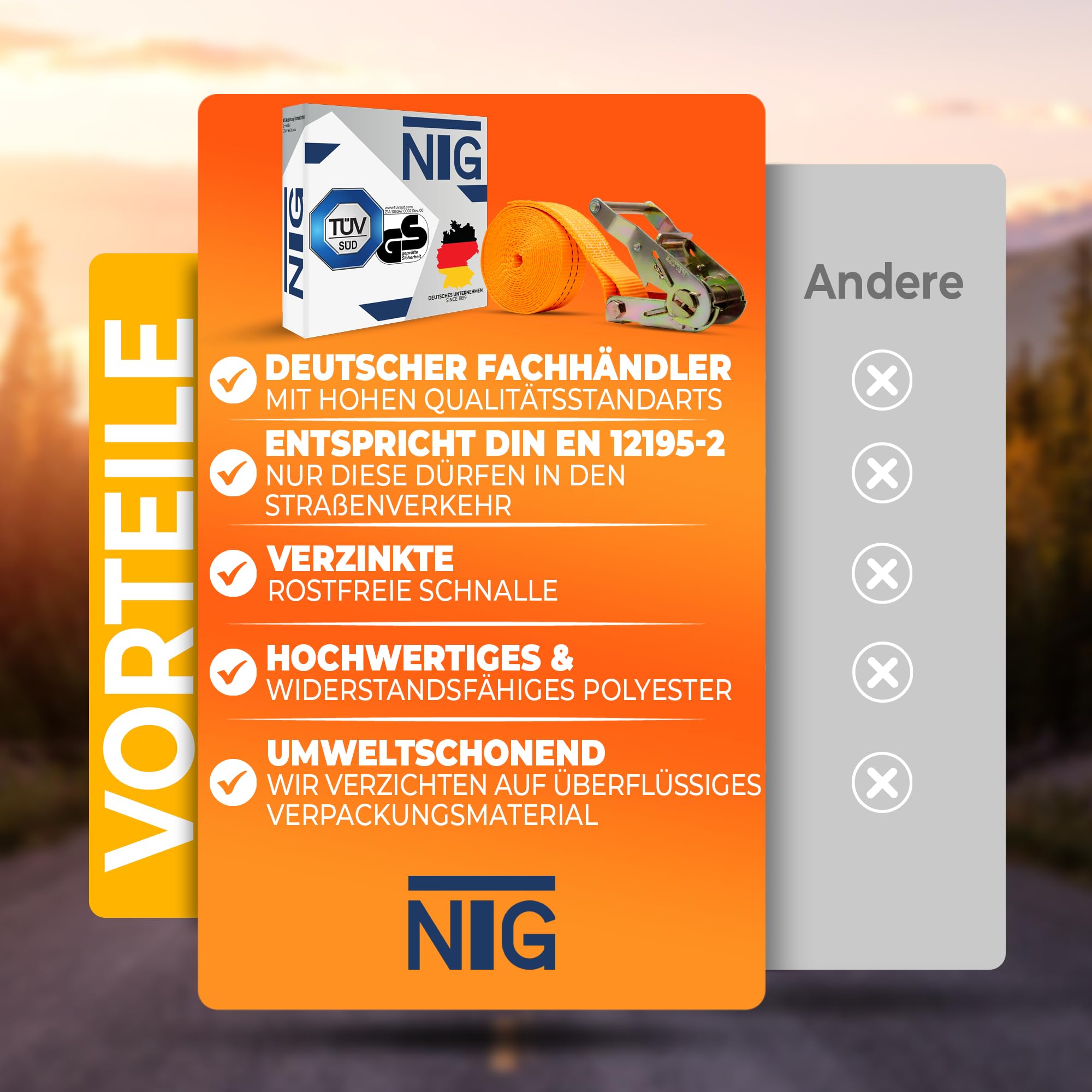 Connex - DY270603 - Sangle De Fixation Avec Fermeture à