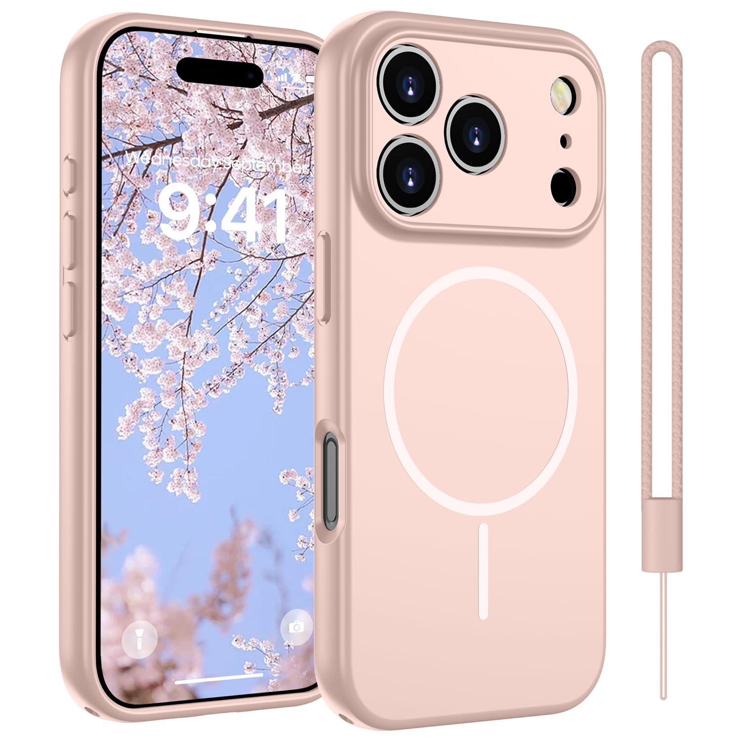 Coque iPhone 17 Pro Max avec cordon pour garder les mains libres en voyage - 8