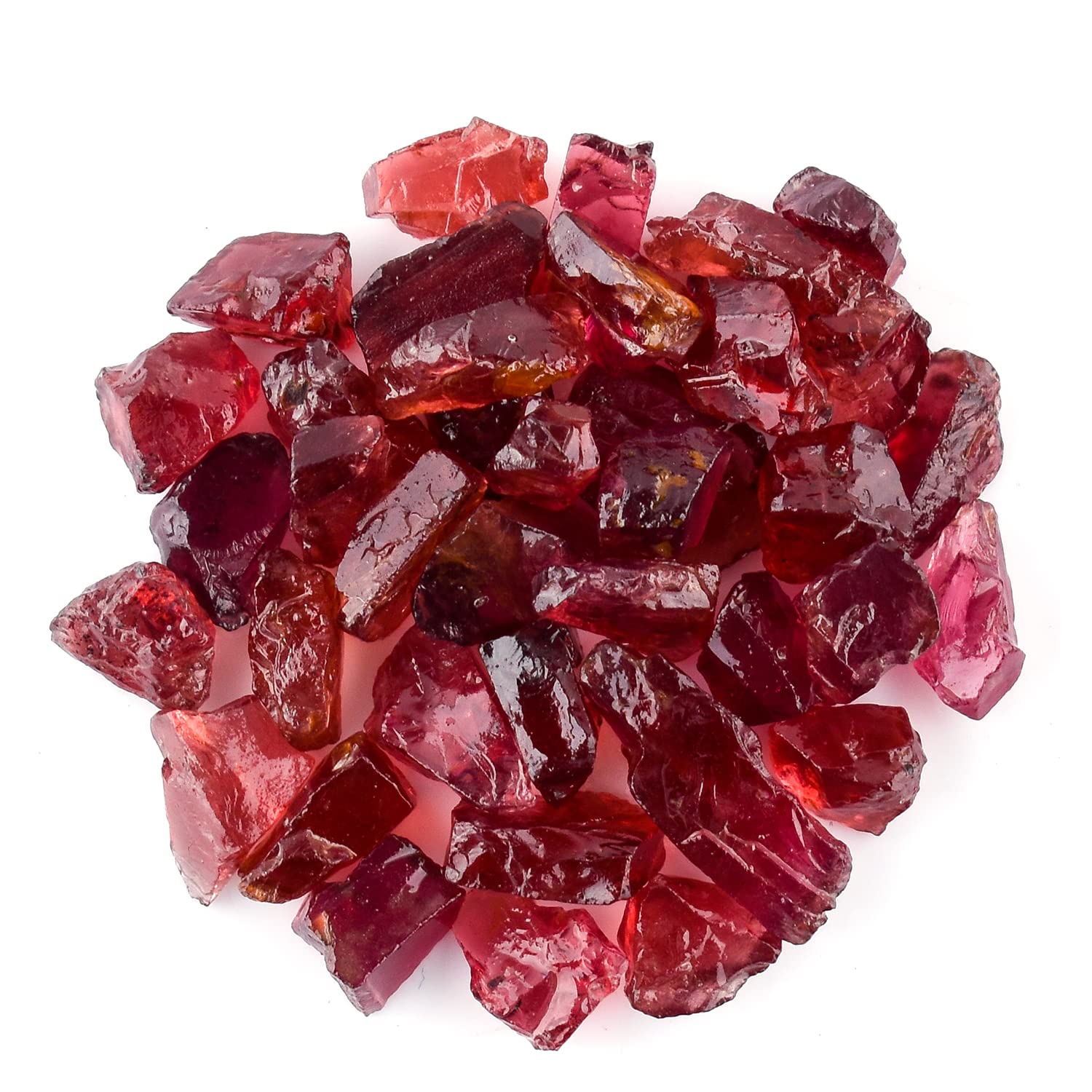 50 carats Natural Raw Rhodolite Red Garnet Stone, Tiny Rough for Jewelry Making, Wire Wrapping Wholesale Loose Gemstone Lot, Bulk Supply, Chakra Healing Crystals, January Birthstone, DIY Gift