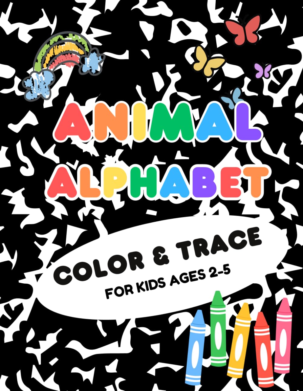 Animal Alphabet Color and Trace