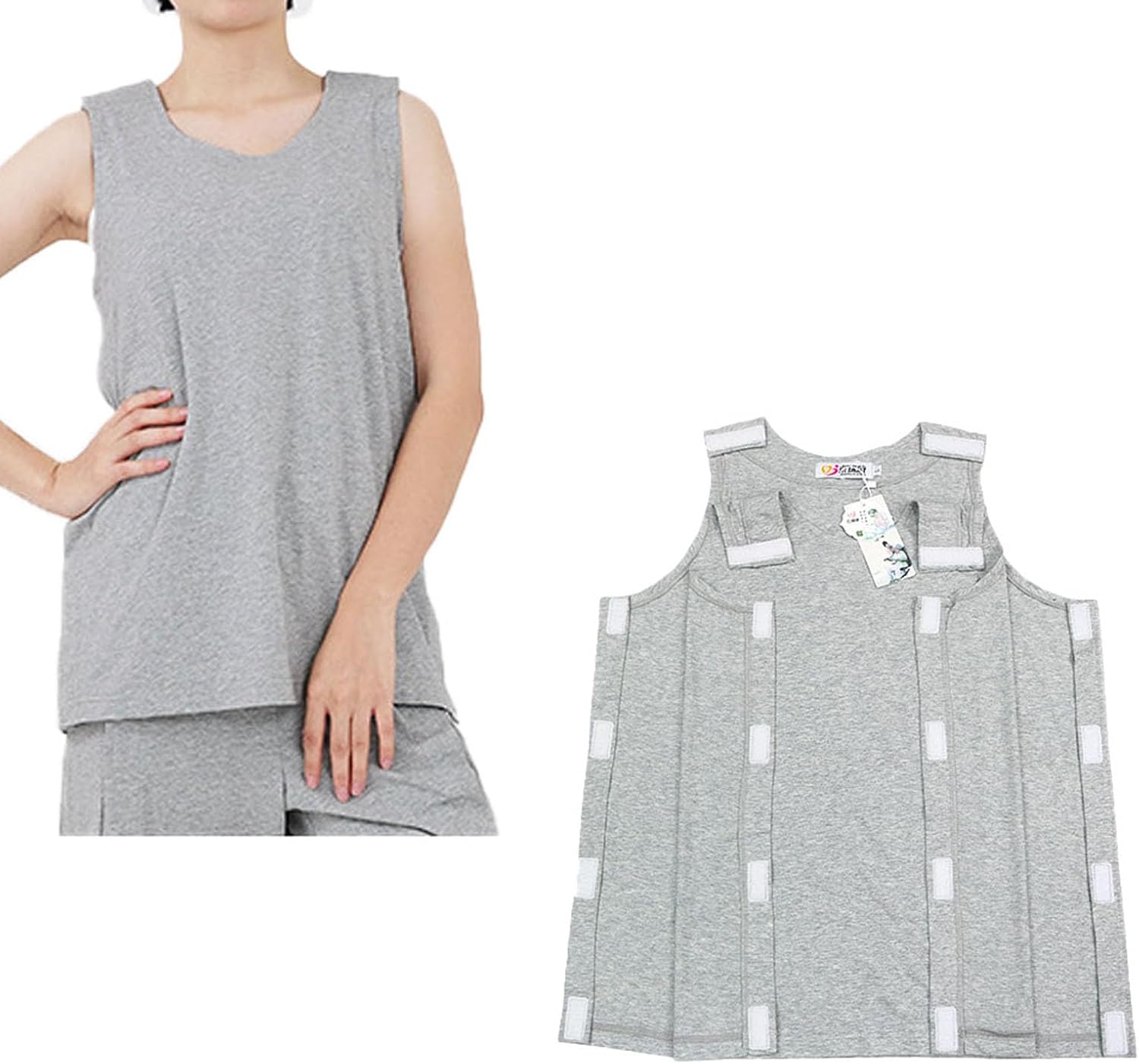 Woman Post Shoulder Surgery Shirts Rehab Shirt,Recovery Tear Away T-Shirt,Full Open Shirt Dialysis Chemo Clothing