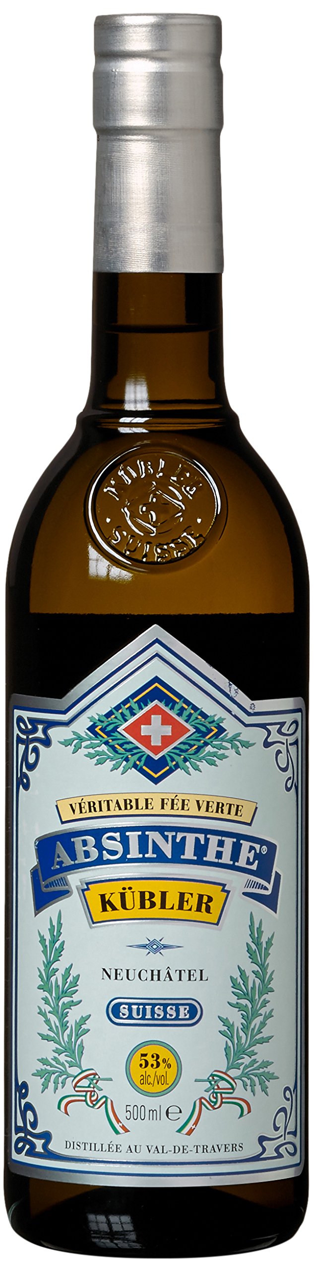 Kübler Absinthe + GB 53% Vol. 0,5 l