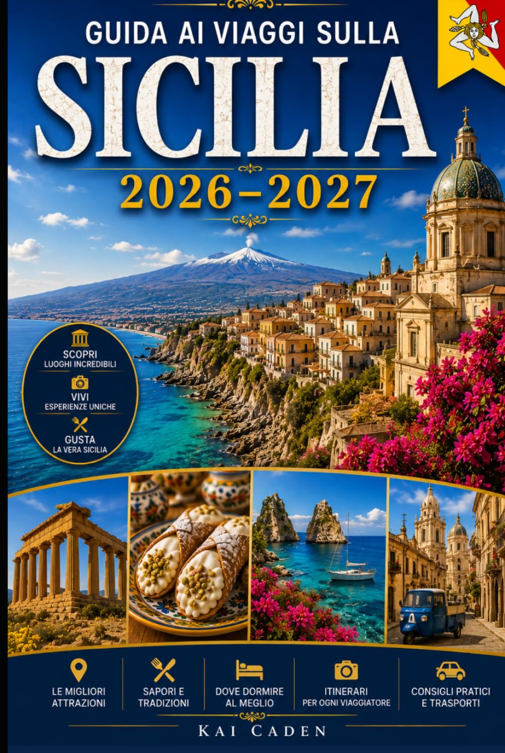 Guida ai viaggi sulla Sicilia 2026–2027: Esplora Palermo, Catania, Taormina, Siracusa, Cefalù, il Monte Etna, la Valle dei Templi, le migliori ... visitatori alla prima volta, coppie, famiglie