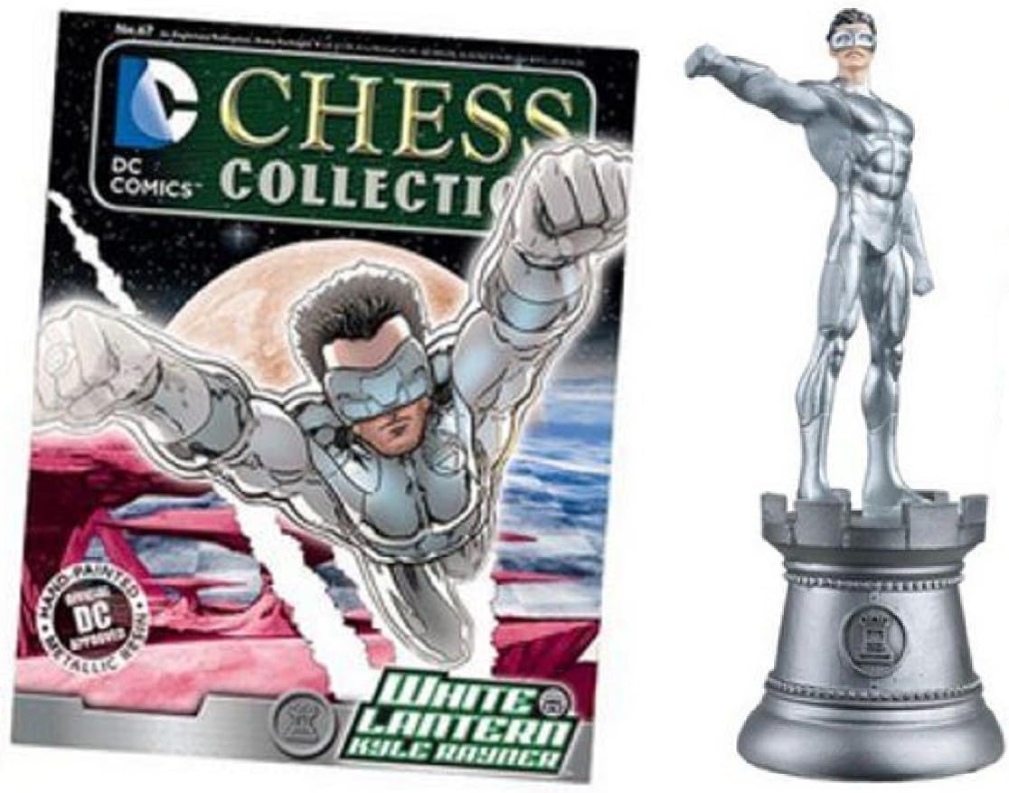 DC Chess Collection White Lantern Kyle Rayner Chess Piece #67 with Collector Magazine by Eaglemoss
