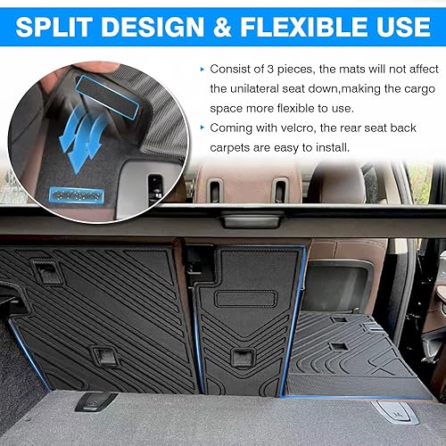 Vista 67 de Powerty Tapete de carga para BMW X5 2019-2025 2026, forro de carga TPE para todo tipo de clima, forros de maletero resistentes para BMW X5 sin