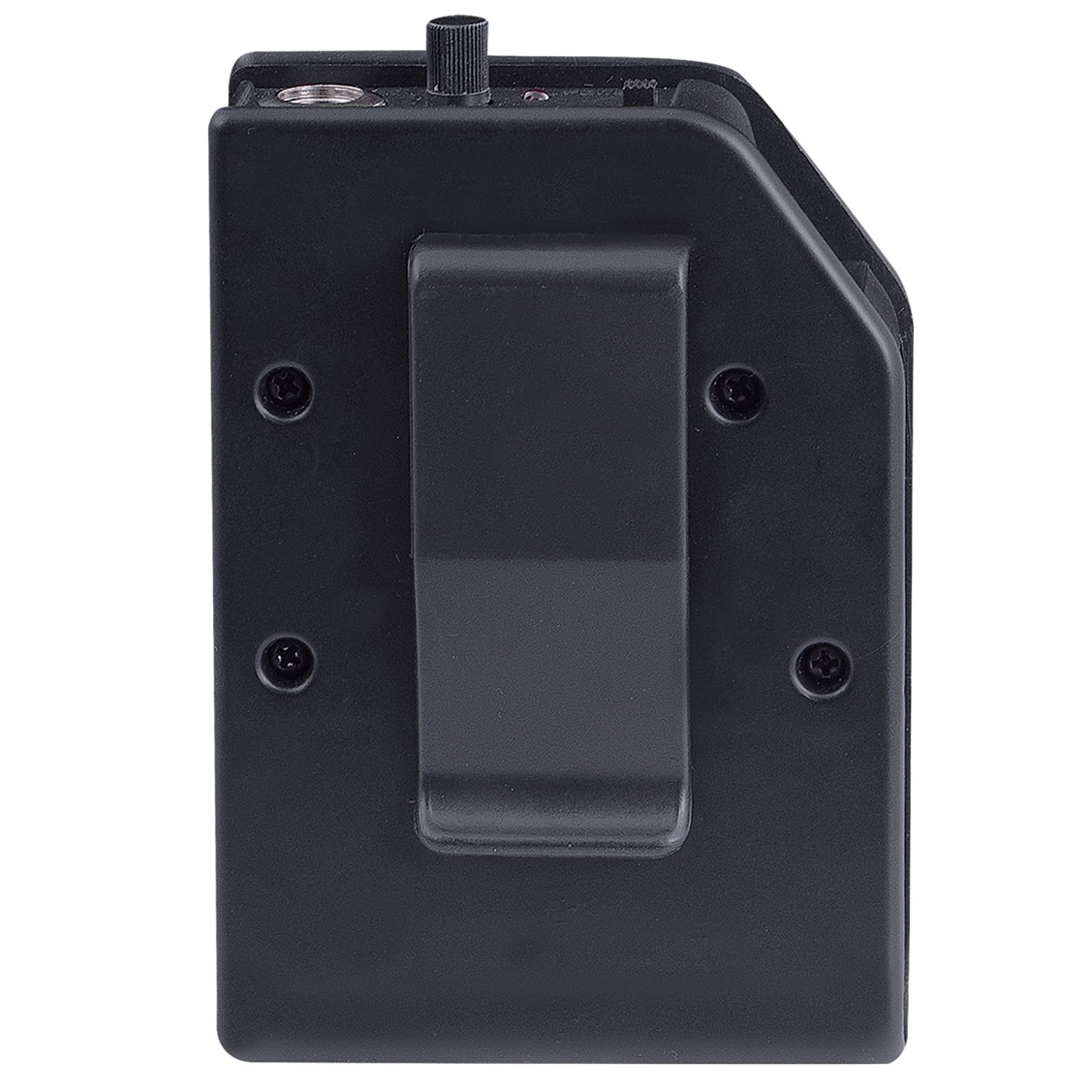 Trevi EM 408 UHF Set di Microfoni Wireless UHF con Archetto e Clip, Ricevitore Universale Jack 6.3mm, Ideale per Presentazioni, Karaoke e Insegnamento, Funzionamento Fino a 20 Metri