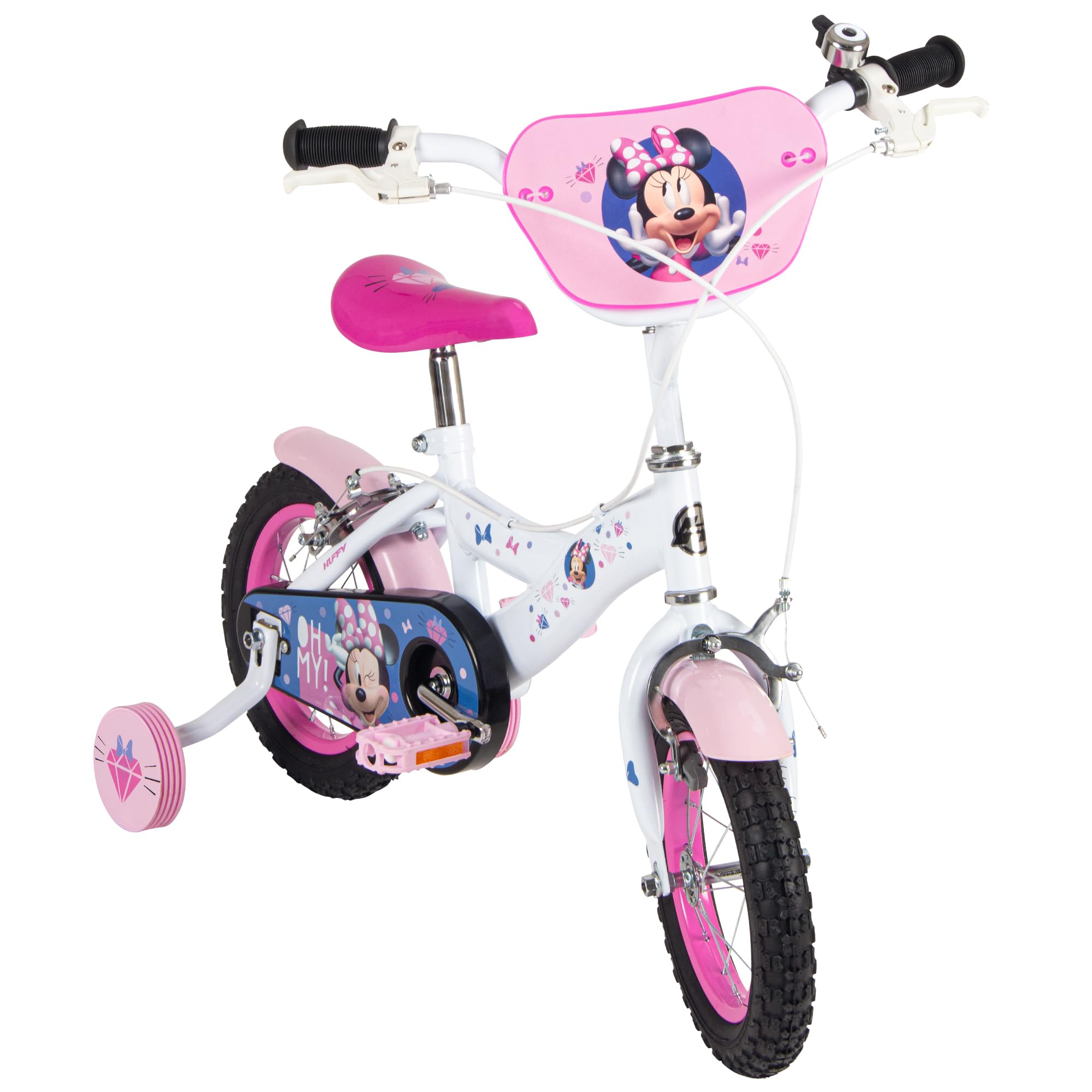 Huffy Disney Minnie Mouse - Bicicleta Infantil (12/14/16", con Ruedas)