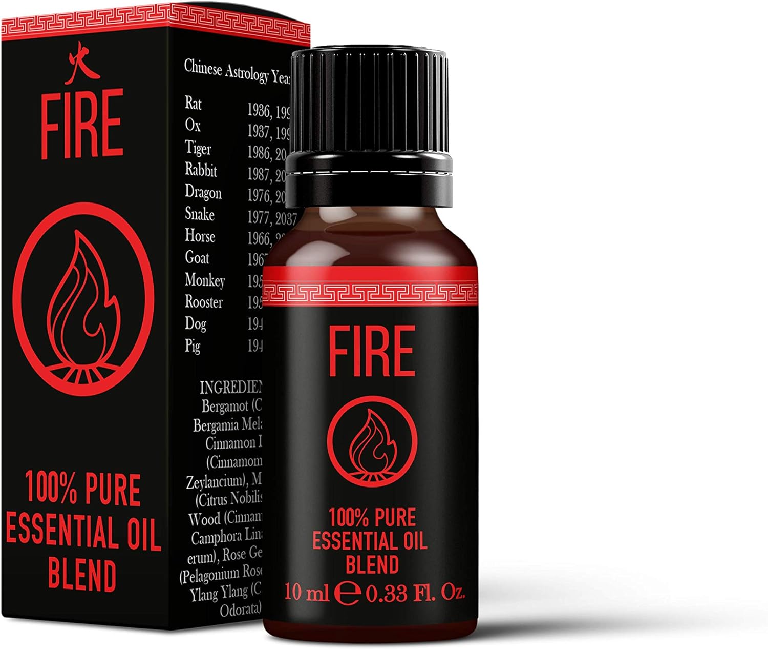 Mystic Moments | Chinese Elements Essential Oil Blend Gift Pack 5x10ml | Wood, Fire, Earth, Metal & Water