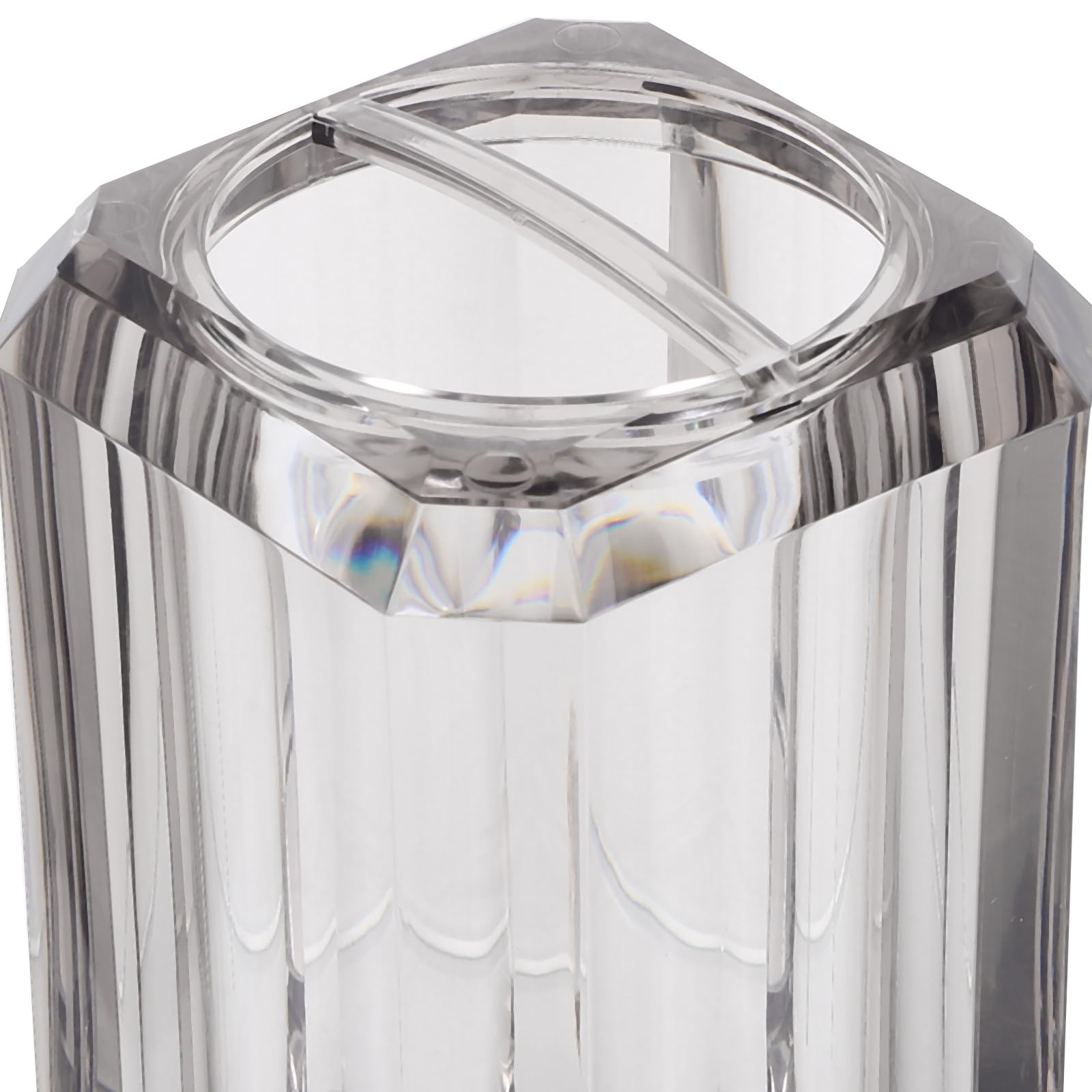 Jabonera Soporte para Cepillo de Dientes para Mantener el Baño Ordenado Juego de Accesorios para Baño Acrílico Elegante de 4 Piezas Dispensador de Jabón