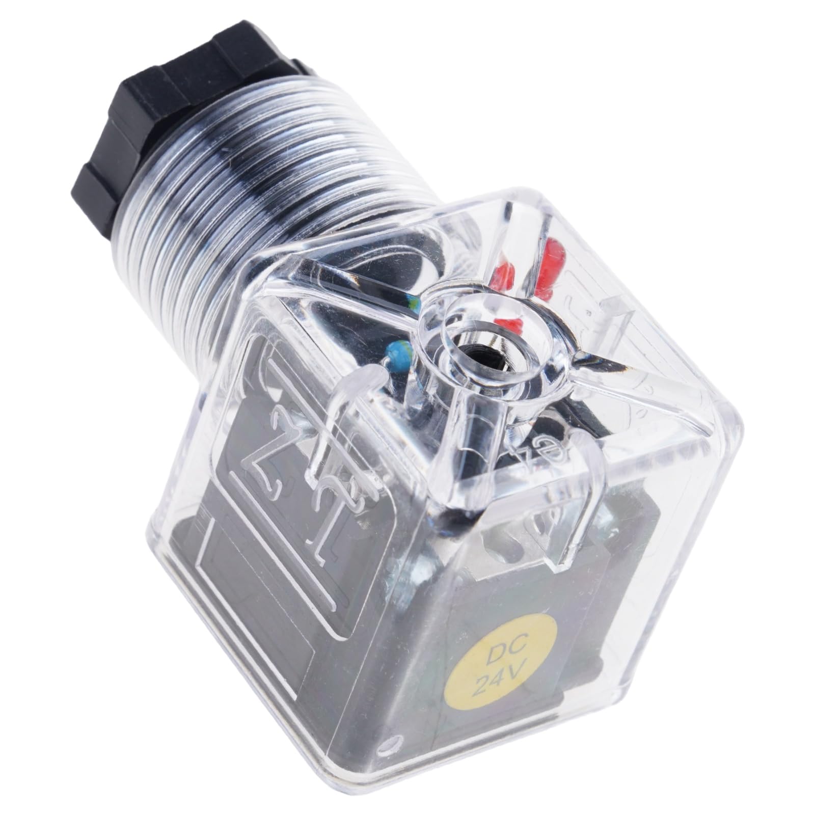 Duty Hydraulic Solenoid Valved Adapters Metal Hybrids Design Solenoid Coil Plug for Tight Space Use Hydraulic Coil Plug