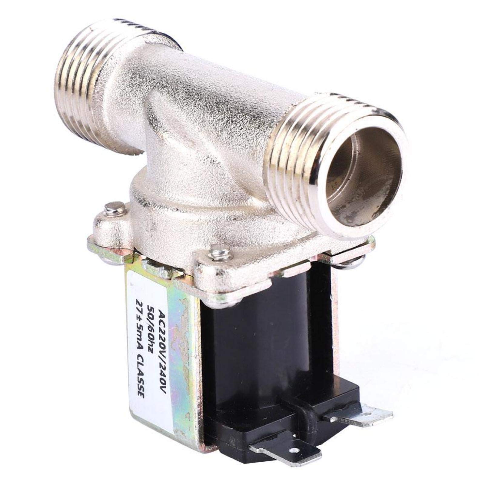 Produktbild von GIVIHGETI 1/2 Zoll Messing Magnetventil – 220/240V AC, Normalerweise Geschlossen, Direktgesteuert, Für Wasser & Industrie