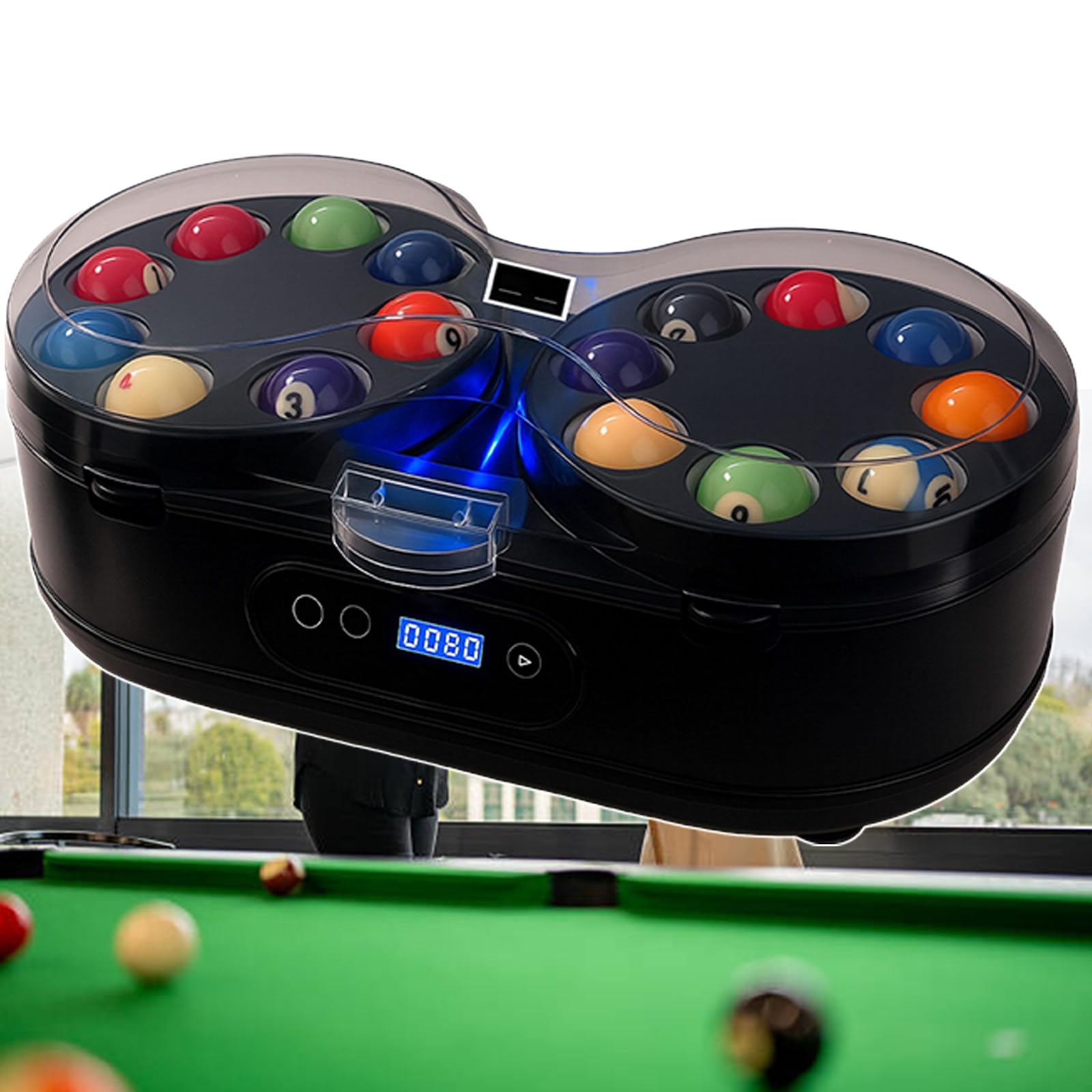 Automatischer Billardballreiniger und Polierer mit Wollfilzfutter, schnelle Reinigung für Clubs und Fitnessstudios