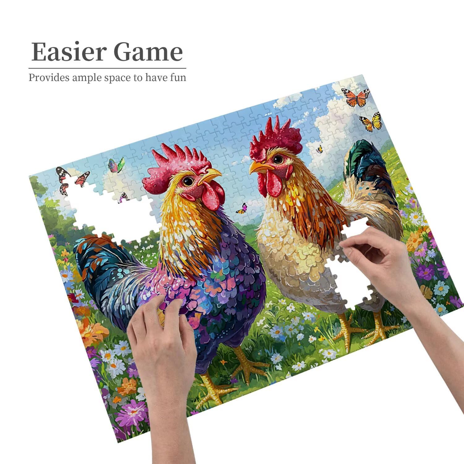 Puzzle dla dorosłych 6000 elementów trawa kurczaki 179 x 105 cm niemożliwe trudne wyzwanie, puzzle dla dorosłych gra edukacyjna wyzwanie zabawki 6000 elementów puzzli dla dorosłych, kreatywna rozrywka