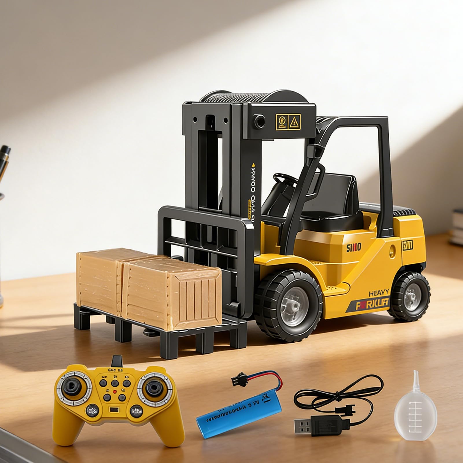 Vehículo de Construcción RC Escala 1 24 con de Rociado de Agua