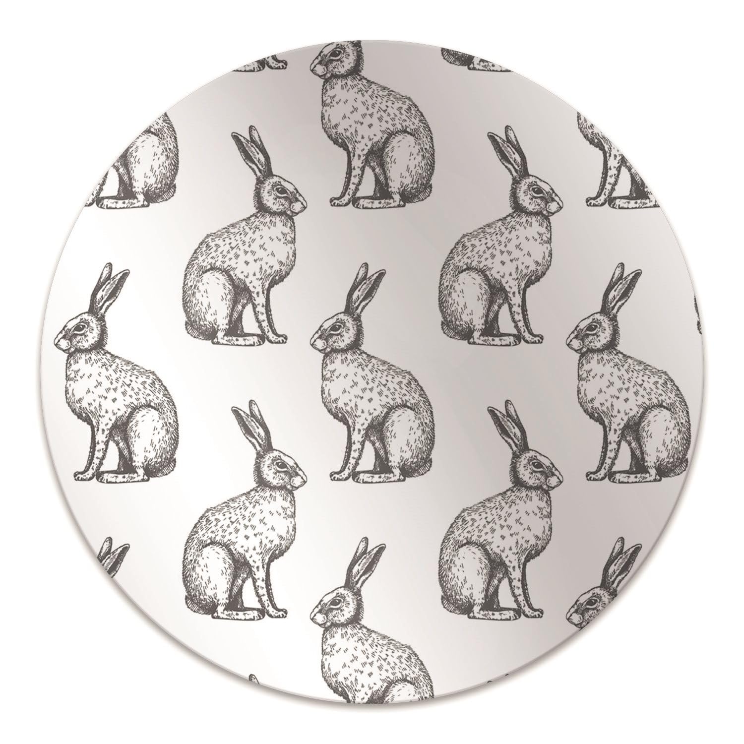 Tapis de chaise pour chambre d'enfant et bureau protège-sol motif lapins