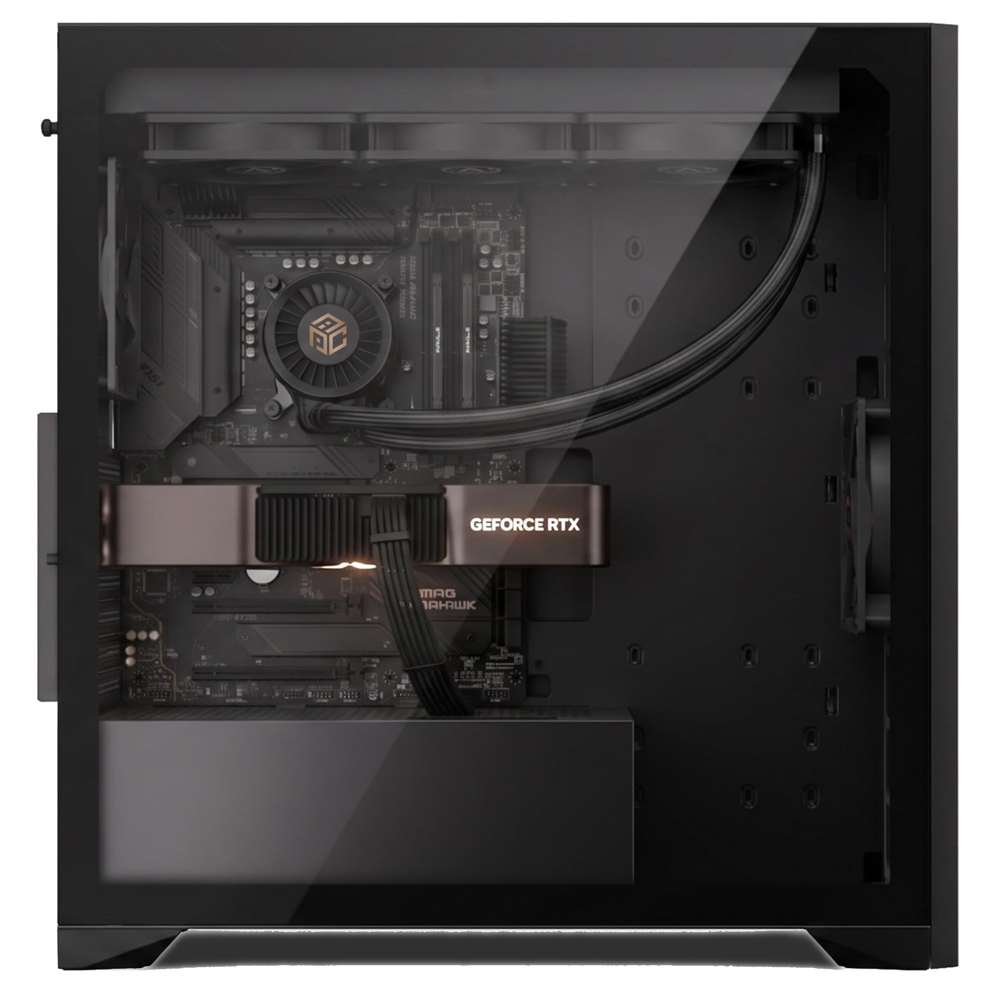 PC Gaming R7 9800X3D-Geforce RTX5070 12GB-32GB DDR5-1TB SSD-Black Wood