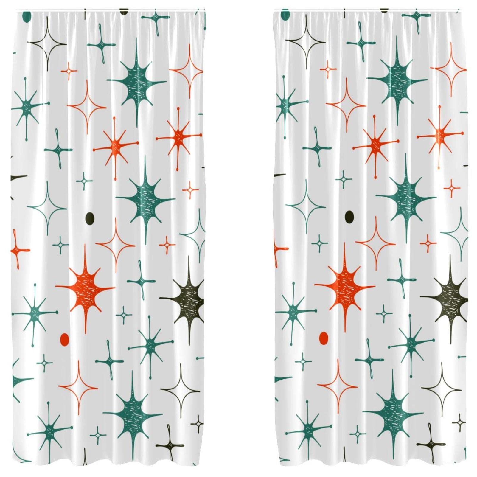 Rideaux occultants anti-lumière à motifs pois colorés pour le sommeil en chambre