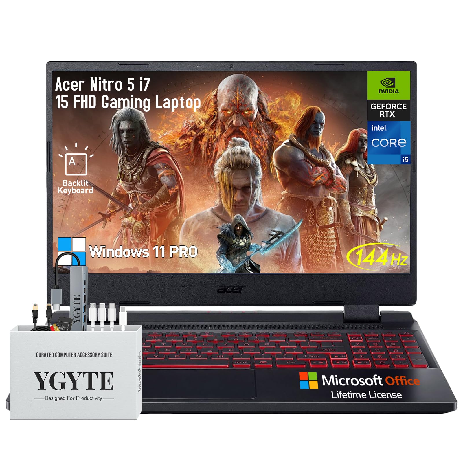 Amazon.co.jp: acer Nitro 5 ゲーミングノートパソコン、Intel 8コア 