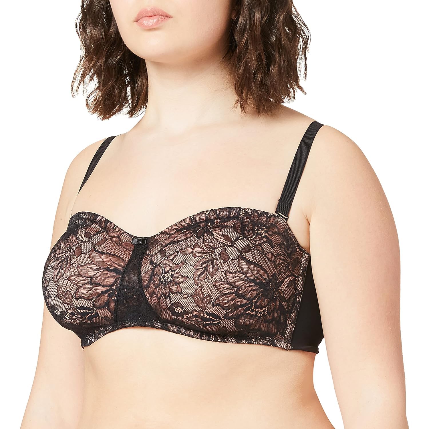 Triumph Women's Amourette Charm WD T-Shirt Bra, Black, 34DD