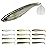 TRUSCEND 12 PCS Fishing Lures for Bass Trout Crappie Multi-Purpose Paddle Tail Swimbaits Superb Soft Plastic Fishing Baits Freshwater Saltwater Bass Walleye Lure Fishing Gifts for Men