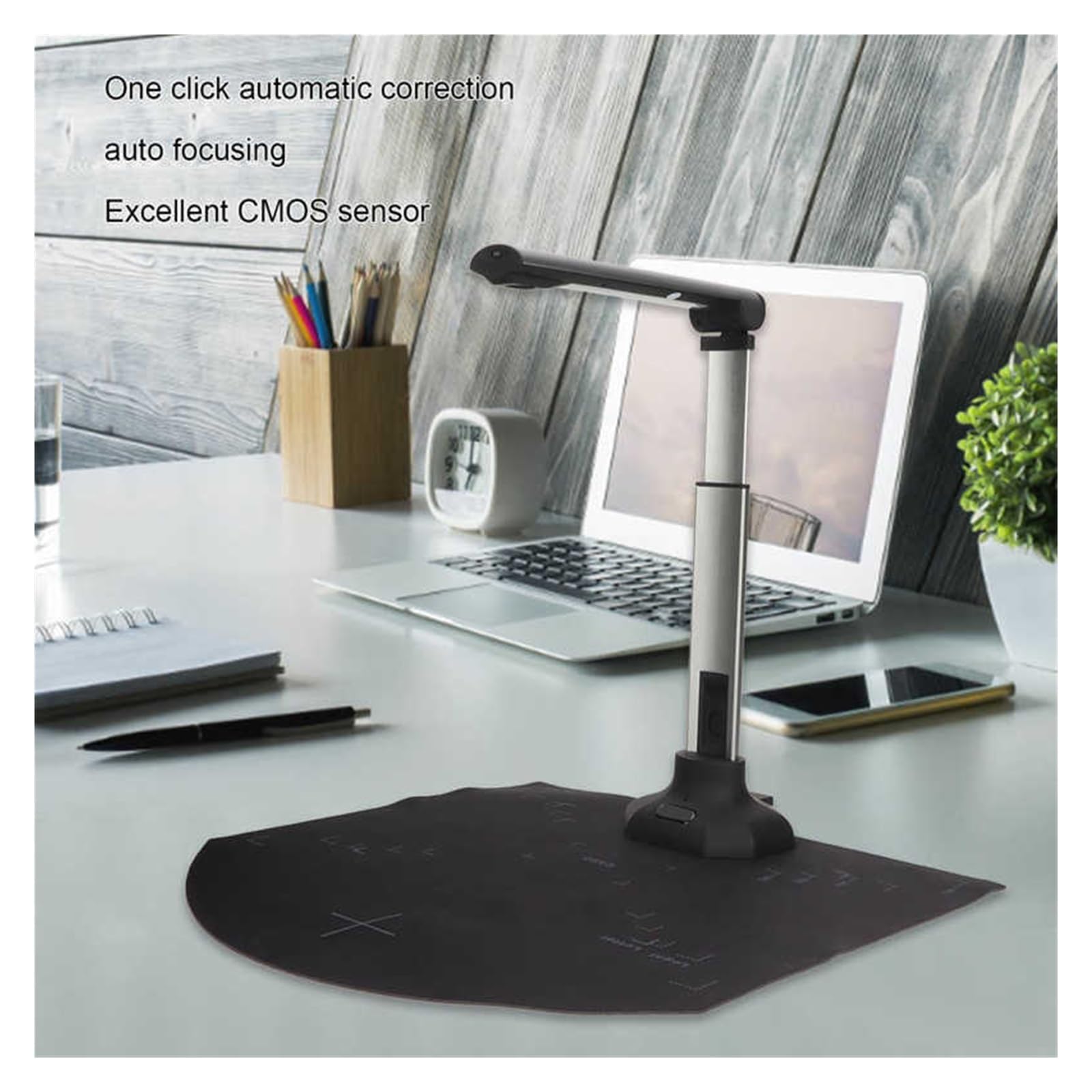 Escáner portátil de Documentos Cámara de Documentos 12 Millones de píxeles HD A3 A4 USB de Enfoque automático, escáner de cámara de Documentos for escanear Archivos, Notas, imágenes
