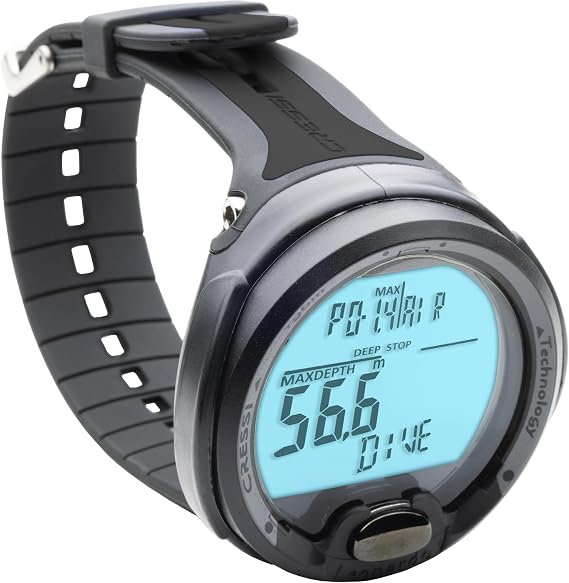 Cressi Leonardo 2.0 Scuba Dive Computer - Air, Nitrox & Gauge Dive Watch - Backlit Waterproof Watch - USB IR Diving Computer