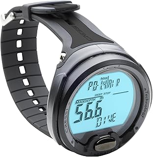 Cressi Leonardo 2.0 Underwater Single-Button Scuba Dive Computer, 3 Modes: Air, Nitrox, Gage, User-Friendly Menu - Designed and Made in Italy