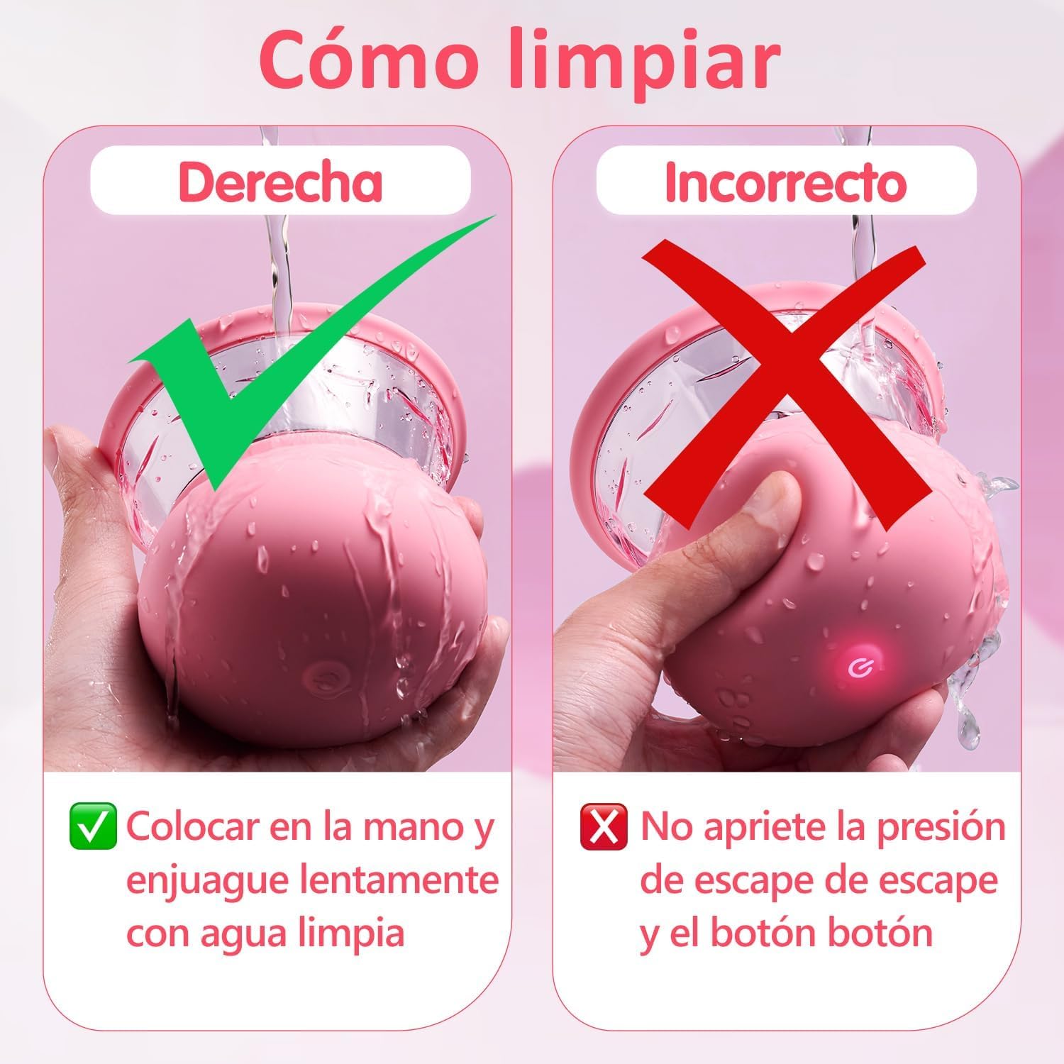 Giocattoli per Capezzoli Vibratore Sex Toys, Vibratoreper Donna Stimolatore Clitorideo Femminile Sexytoysys Succhia Clotoride, 9 Modalità di Vibrazione per Capezzoli per BDSM Coppie e Donne
