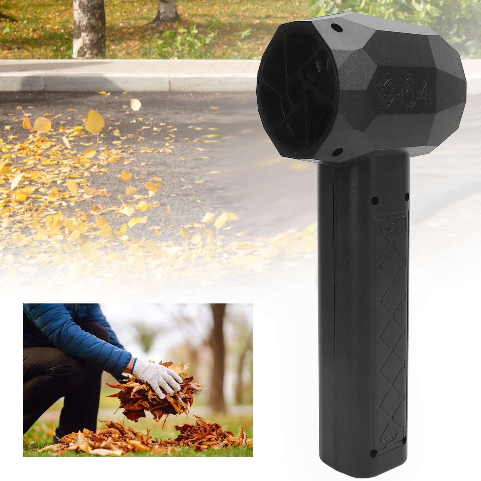 Soplador Jet Dry Portátil con Motor Brushless de 1100W, 3 Velocidades 140000RPM, Empuje de 1600G, Batería de 16000MAh, Ideal como Mini Ventilador Turbo,