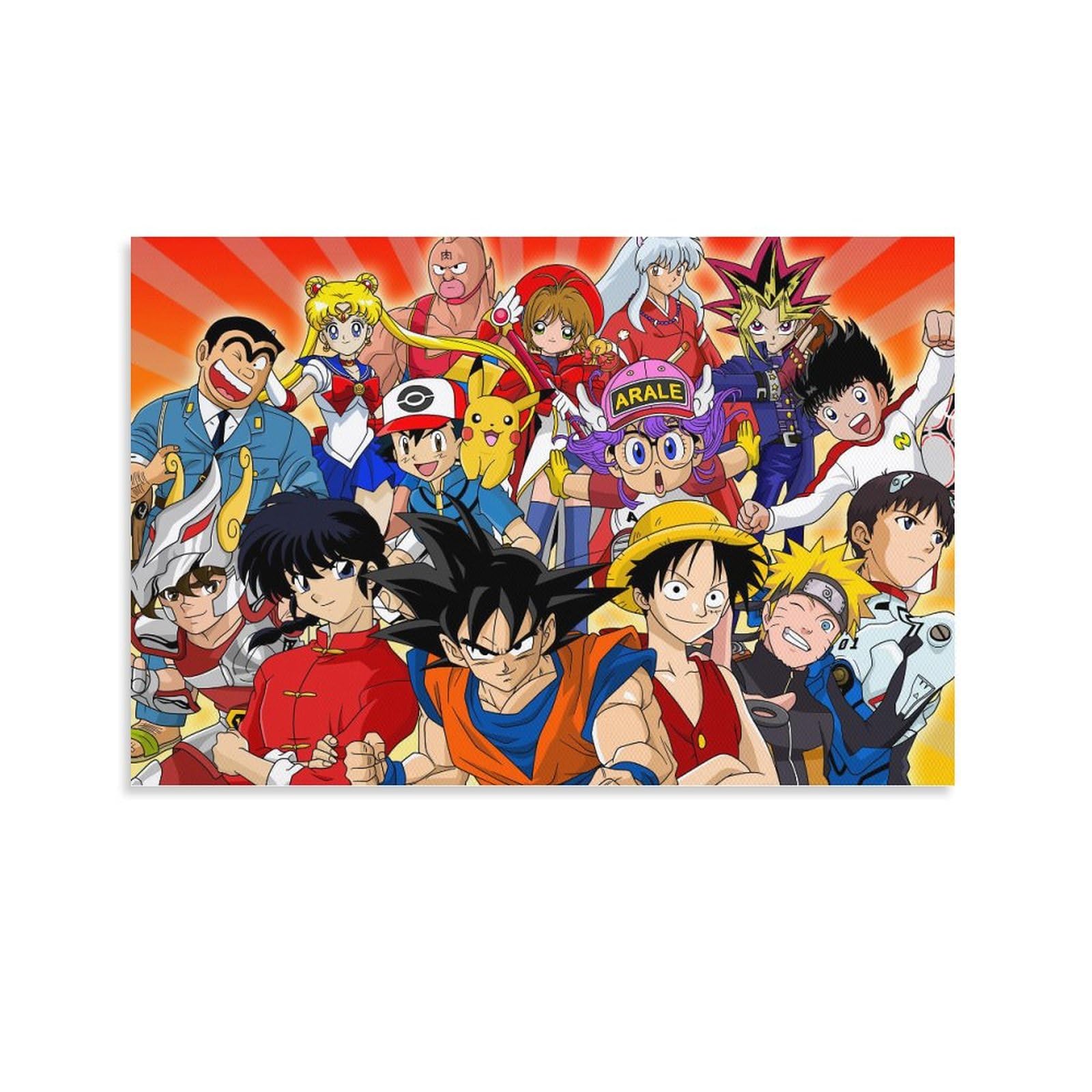 Amazon.co.jp: 人気アニメ ファッションアニメアートパネル カラフル