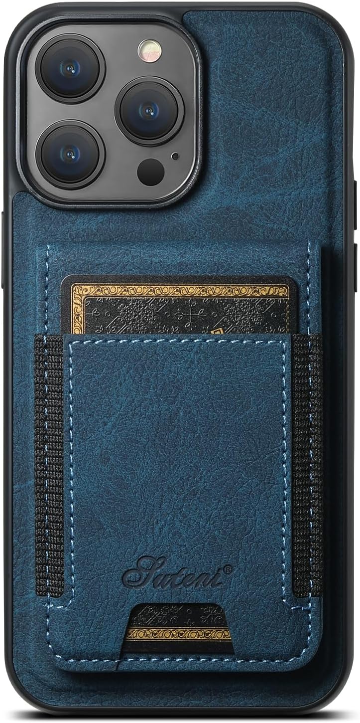 for iPhone 16 Pro Max Wallet Case with Card Holder for Women Men,Compatible Magsafe 2 in 1 Detachable Vintage Magnetic Wallet Case,Quilted PU Leather Litchi Grain Kickstand Cases,6.9 Inch (Red)