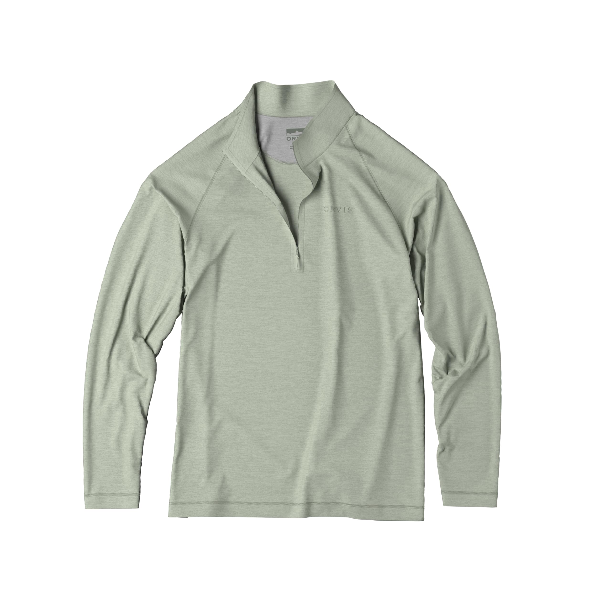 Orvis Men's DriCast 1/4 Zip Sun Protection Shirt Lightweight Breathable Quick Dry