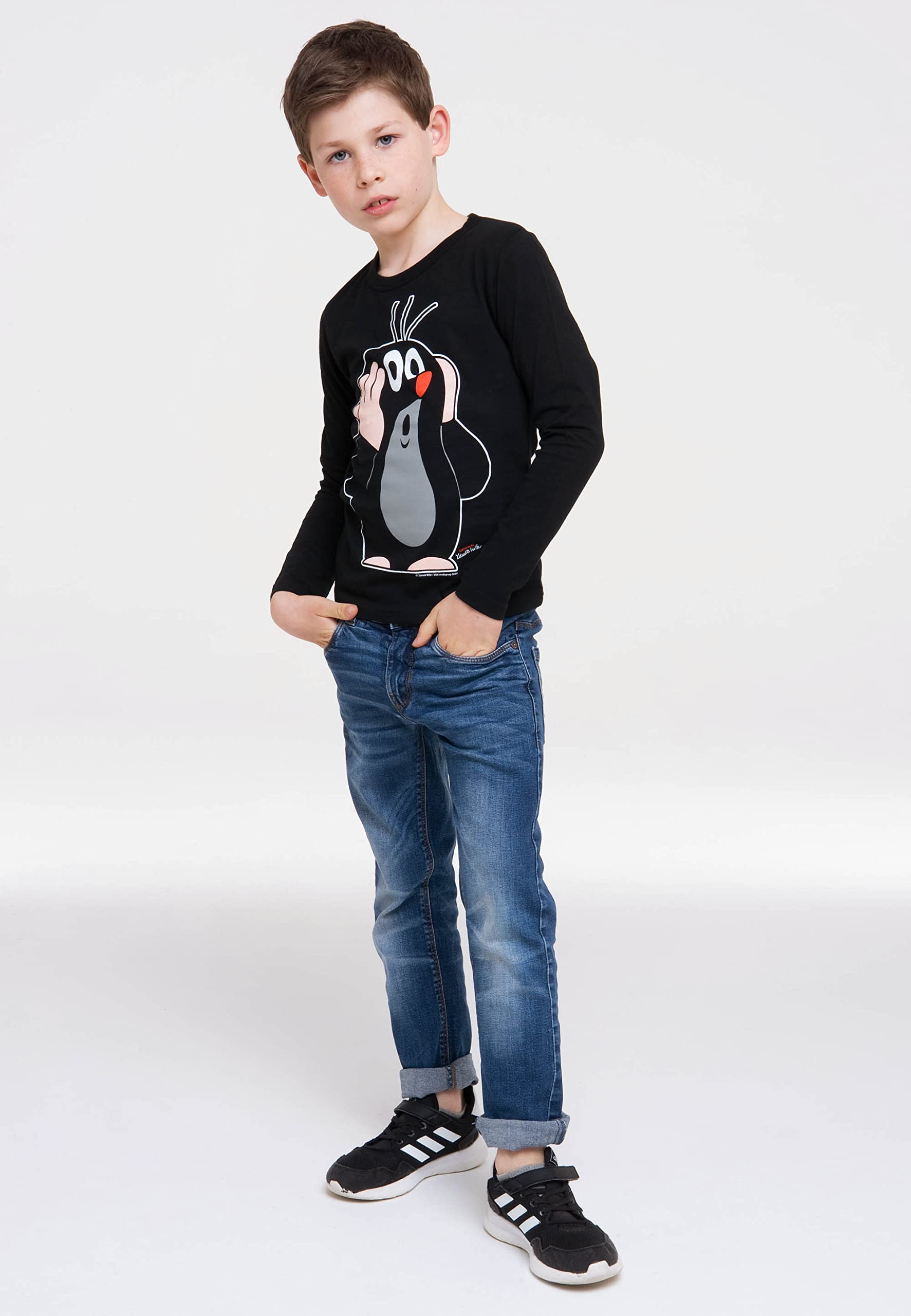 Logoshirt® Der kleine Maulwurf Langarmshirt Kinder
