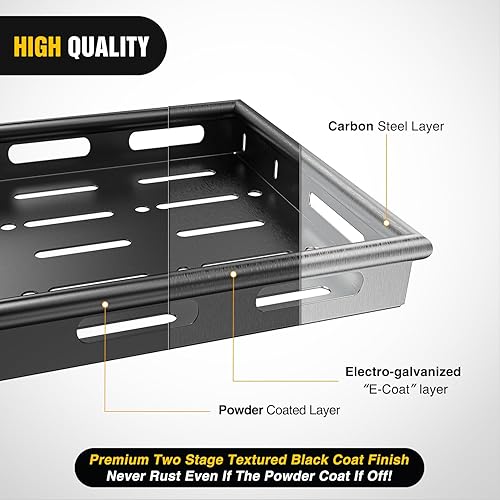 Miniatura 5 de Nilight Bandeja de almacenamiento interior para maletero trasero, bandeja de almacenamiento interior para Wrangler JK JKU y JL JLU Unlimited de 4
