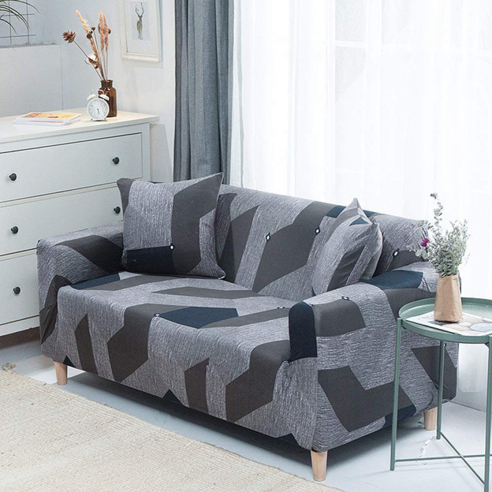 Housse de canapé salon extensible LIJUCAI pour protéger votre canapé d'angle familial