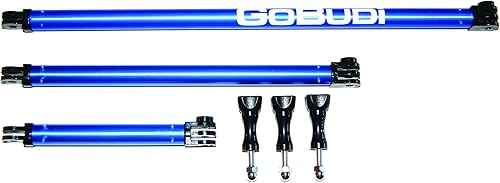 Miniatura 3 de Juego de postes de extensión compatible con todas las cámaras GoPro Hero, incluye pernos (juego fijo de 3)