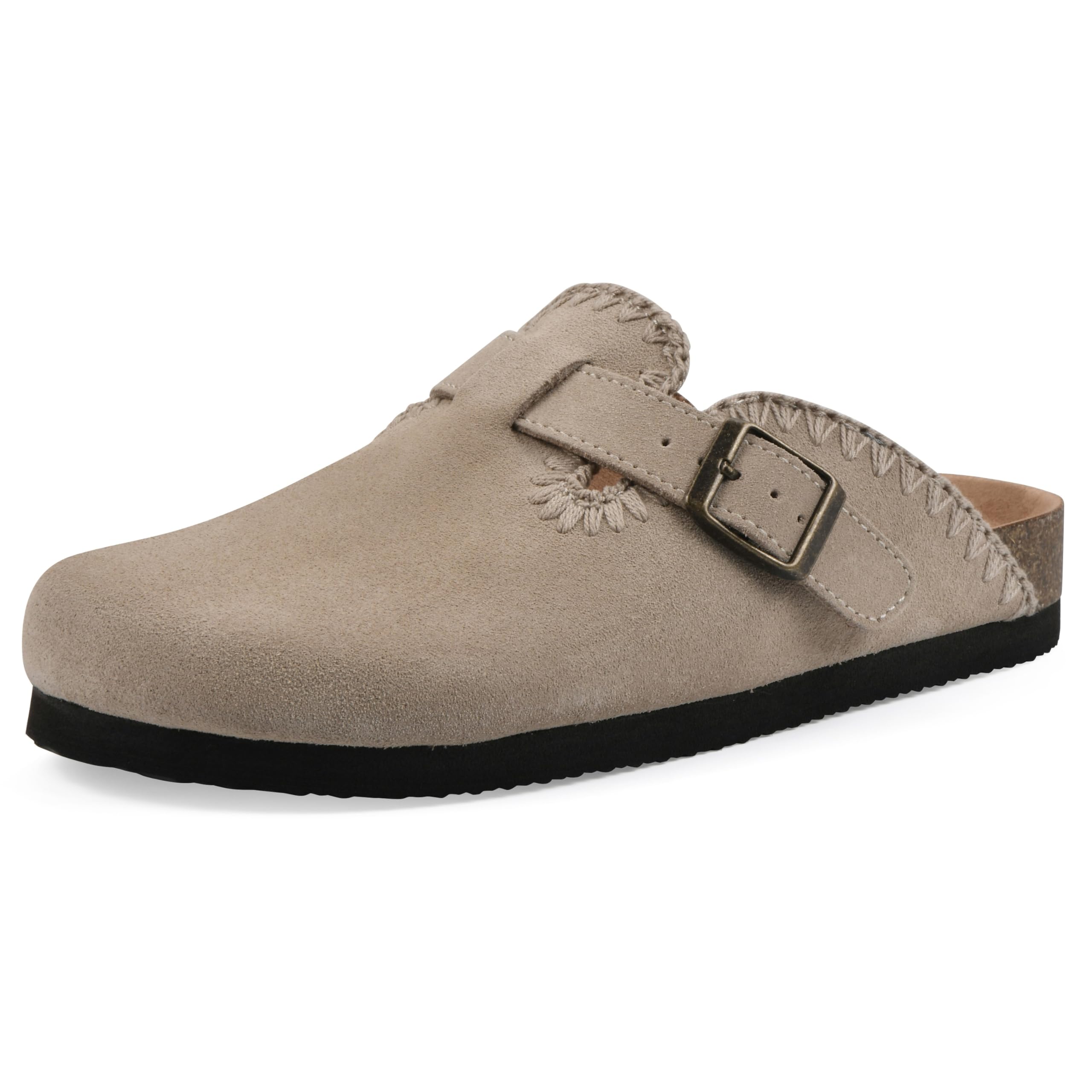 WHITE MOUNTAIN Women's Bendees Contrast-Stitched Signature Comfort-Molded Footbed Clog