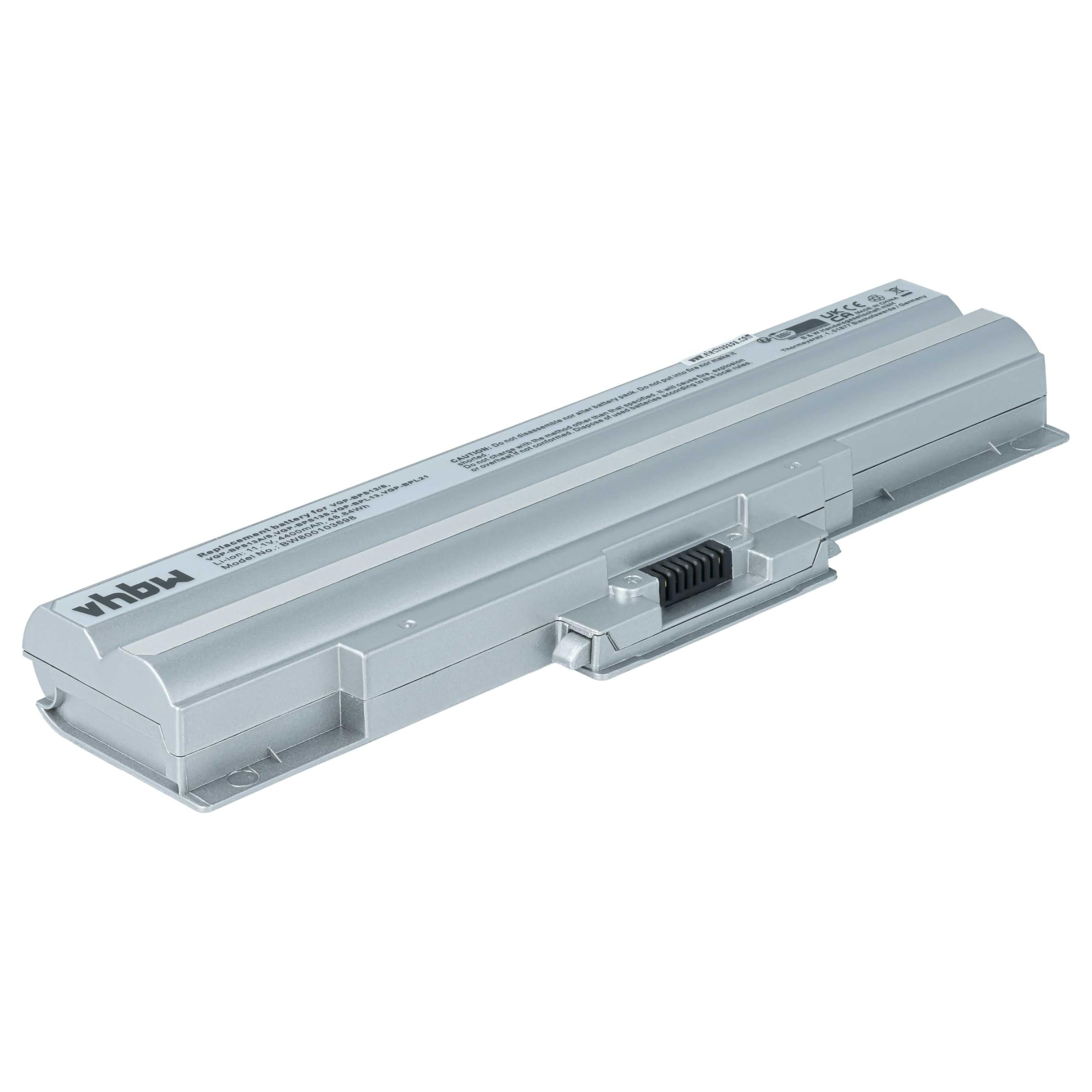 vhbw Bateria kompatybilna z Sony Vaio VPC-F11AFJ, VPCF119FJ, VPC-F11AGJ Notebook (4400 mAh, 11,1 V, Li-Ion) - Chip informacyjny