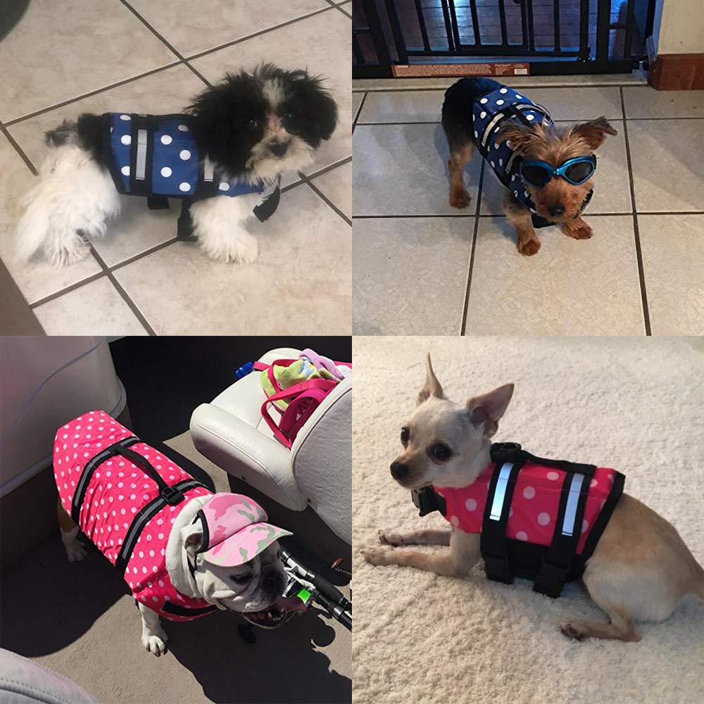 HAOCOO Dog Life Jacket Vest Saver Safety Swimsuit Preserver