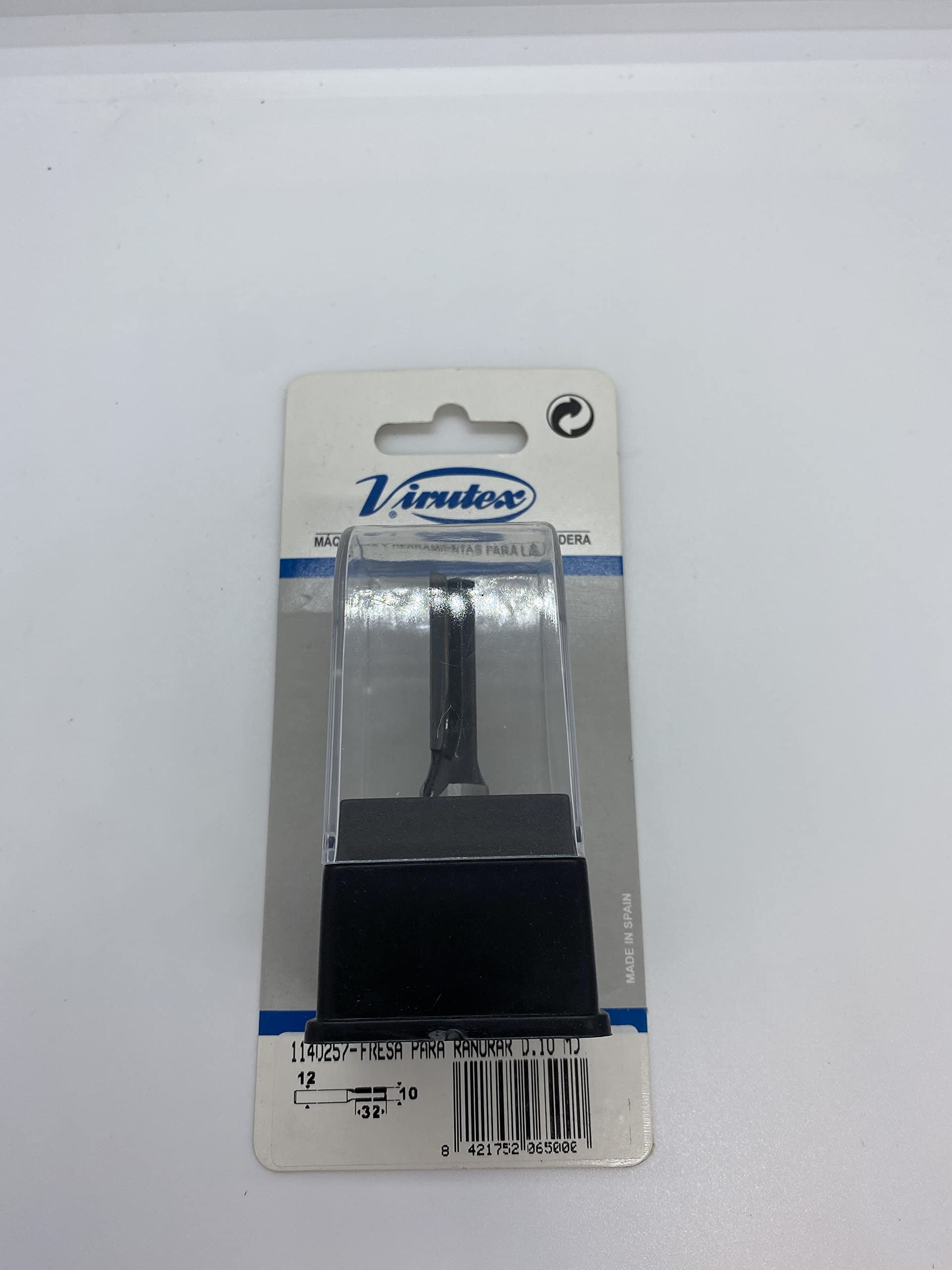 Fresa para ranurar D.10 MD VIRUTEX outil de fraisage pour bois