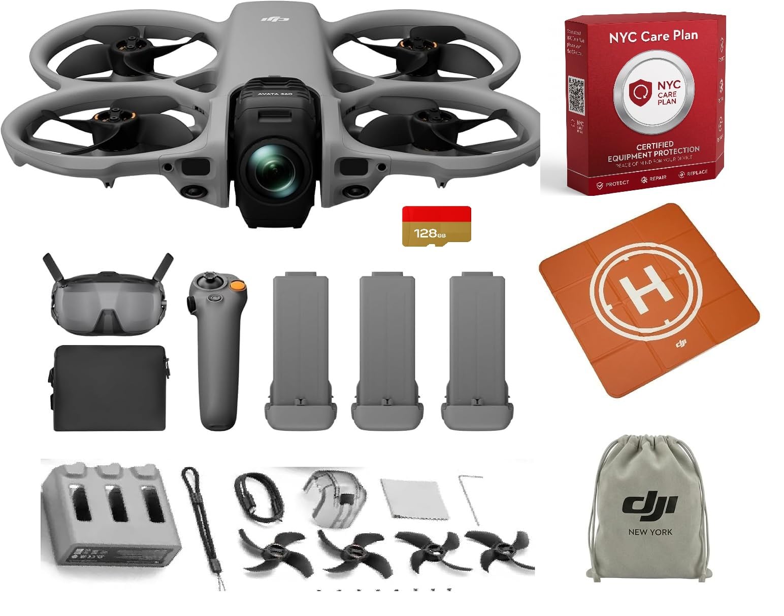 DJI Avata 360 ドローン　MASSY Amazon.com: DJI Avata 360 Motion Fly More Combo, 360° Drone With 1