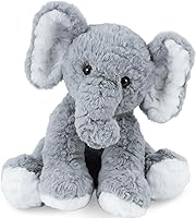 Vista 1 de Animales de peluche de elefante, juguete de peluche suave para bebés, niñas y niños, 12 pulgadas, color gris, suave, pequeño, de peluche, regalos