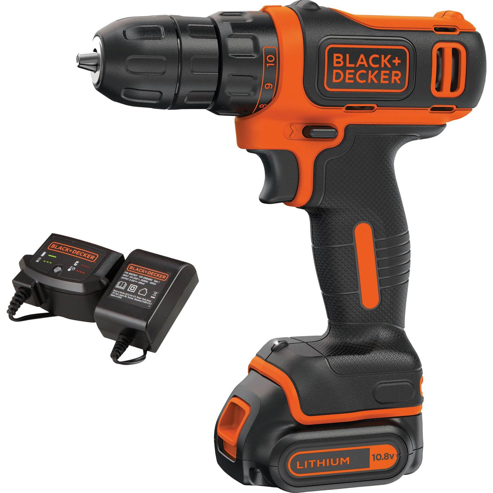 BLACK+DECKER BDCDD12-GB 10.8 V Lithium-Ion Compact Cordless Drill