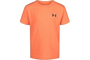 Under Armour Boys' Ua Elite Ss Orange Kids' Shirt
