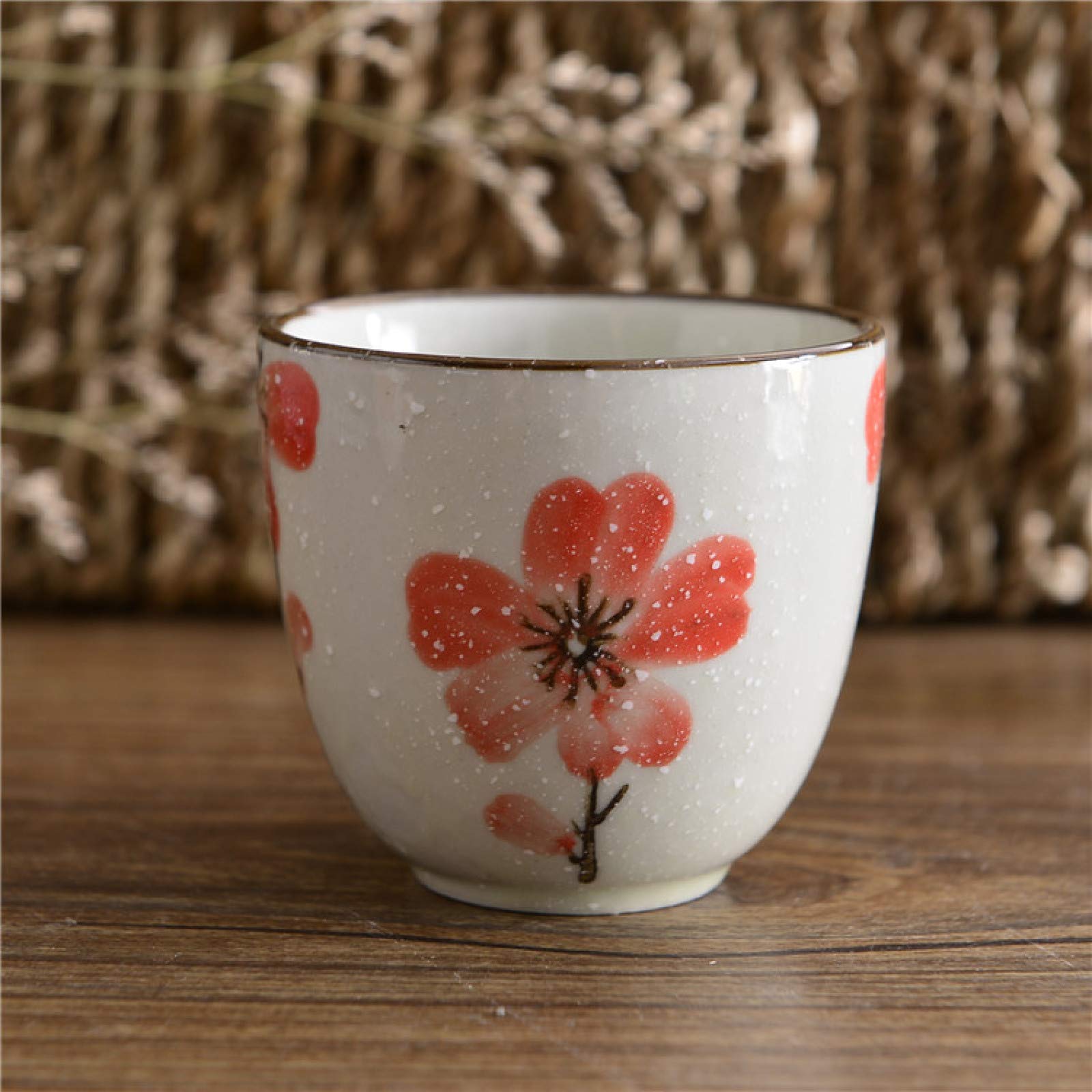 Ensemble Cadeau de Thé Japonais Ensemble de Thés Pour Adultes Avec Poignée Théière En Céramique Chine Ensemble de Thé À Fleurs En Porcelaine Théière Et 2 Tasses de Thé de Voyage À La Maison, T